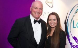 David Burdon and Lauren Hogg of Comarch at the Loyalty Awards